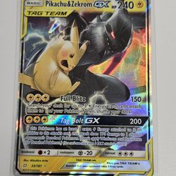 Pikachu & Zekrom GX Tag Team 