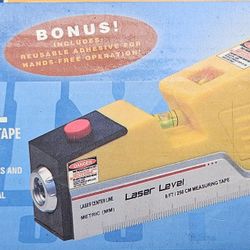 NIB, FixIt Tools Laser Level 8’ Foot Measuring Tape 