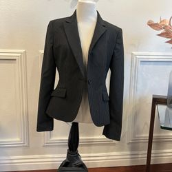 Small Express Women’s Pinstripe Suit Jacket