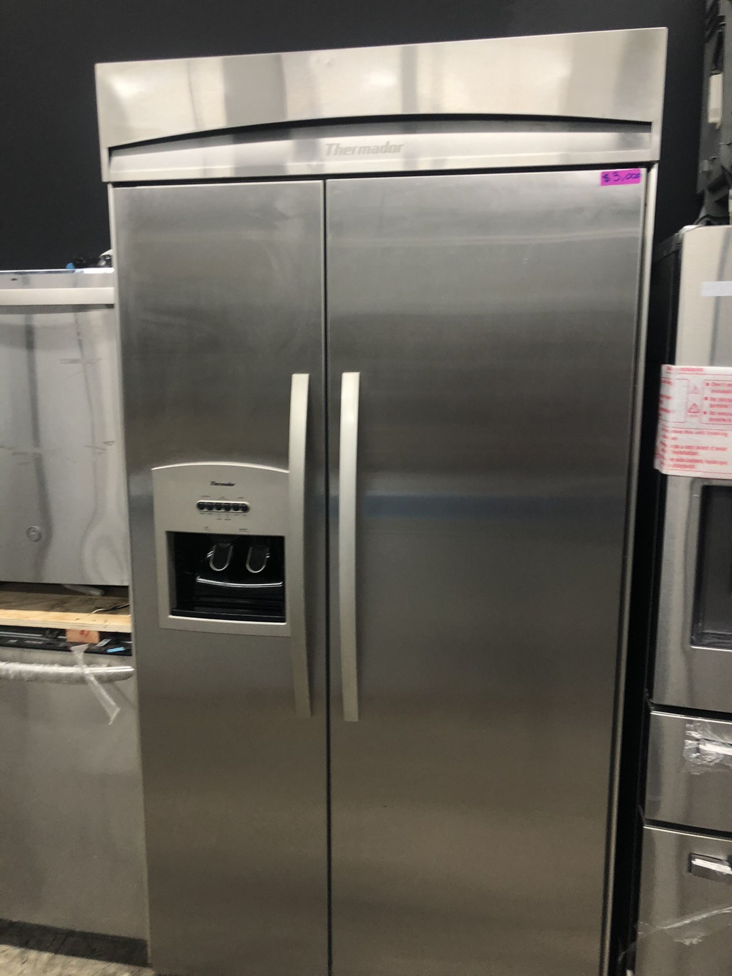 THERMADOR SIDE BY SIDE STAINLESS STEEL REFRIGERATOR for Sale in