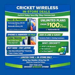 Cricket Limited Time Promo