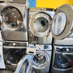 Washer And Dryer Refrigerator Stove 
