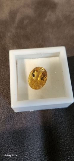 Oval Cut Citrine Loose Gemstone