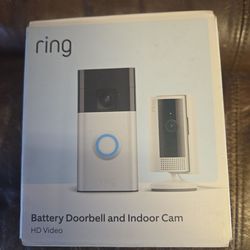 Ring door bell camera and indoor must go