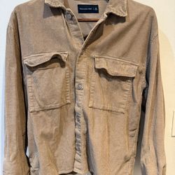 A&F Corduroy Shirt Jacket Men’s Medium