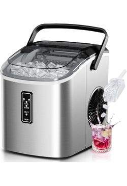 Ice Maker Countertop, 9 Cubes Ready in 6 Mins, 26Lbs/24H, Self-Cleaning, Portabl
