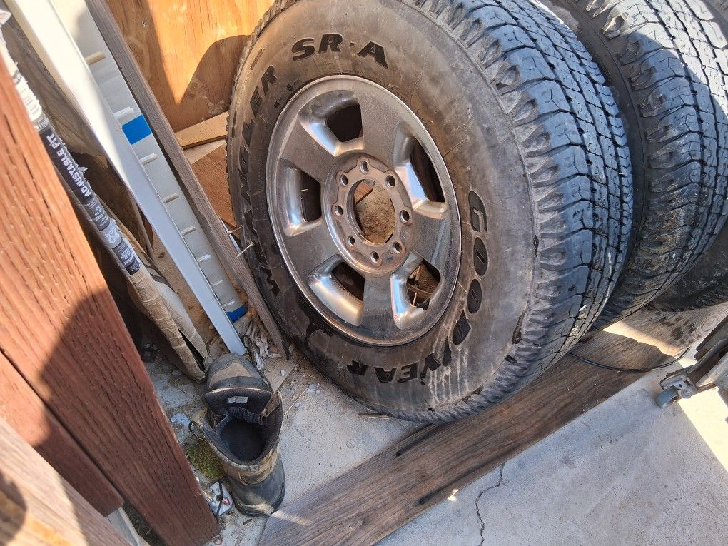 Rims And Goodyear Tires 8 Lug