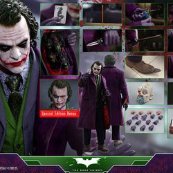 Hot Toys QS010 The Joker Batman The Dark Knight 1/4 Figure