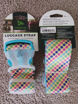 Luggage Straps/Suitcase Belts - 2 for $10. Adjustable, Heavy-duty - Brand New!