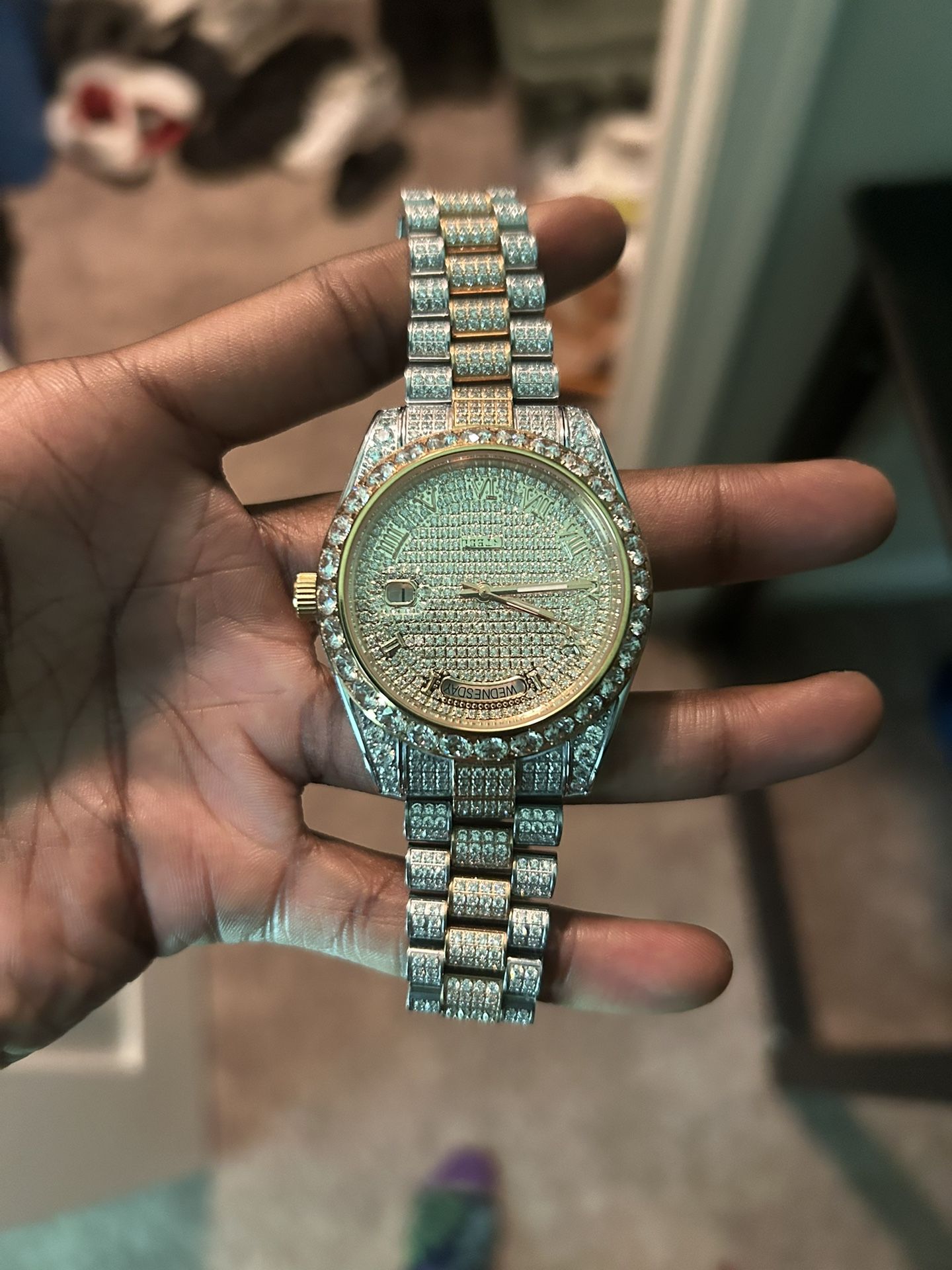 Two Tone Vvs Diamond Watch