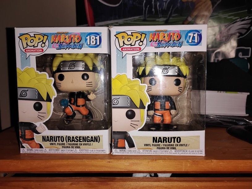 Two Naruto Funko Pops