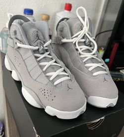 4Y Youth Jordan 6 Rings Wolf Grey