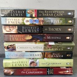 Beverly Lewis Amish Book Lot Bundle Of 8 Leslie Gould Cindy Woodsmall Ruth Reid