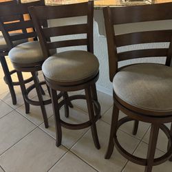 Wooden bar stools
