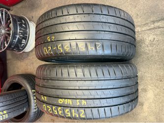 20” tires michelin 245/35/20 with free installation $300 both