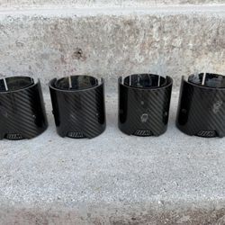 Carbon Fiber Performance Exhaust Tips for F87 M2