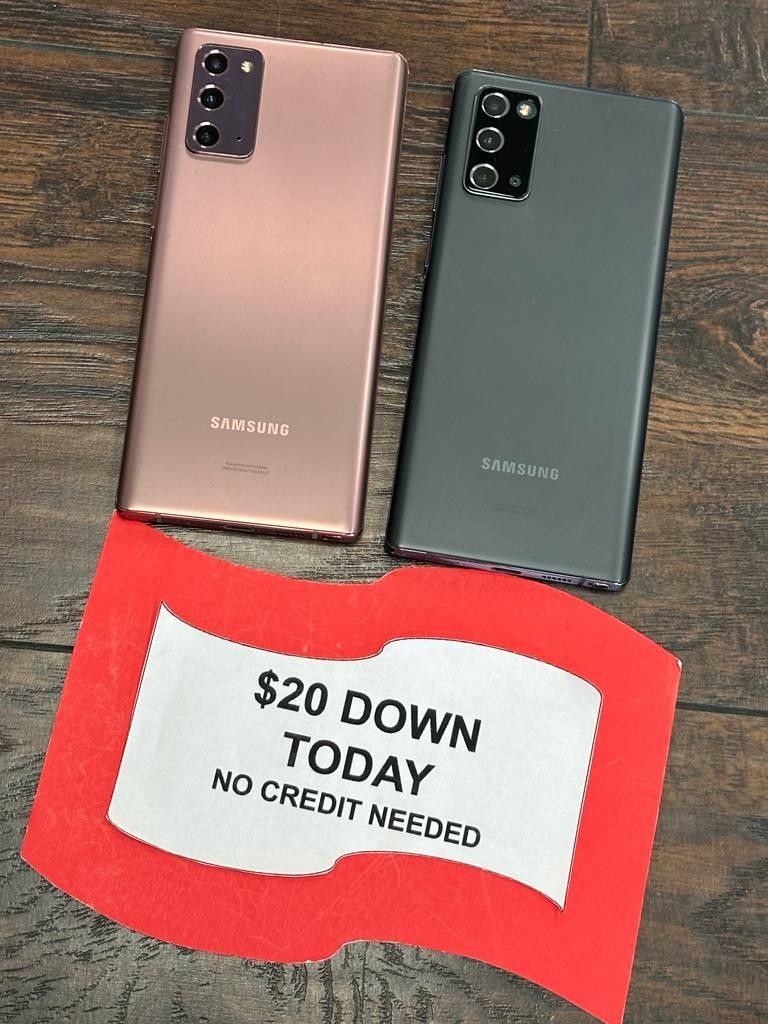 Samsung Galaxy Note 20 5G Unlocked PAYMENTS AVAILABLE With $20 DOWN