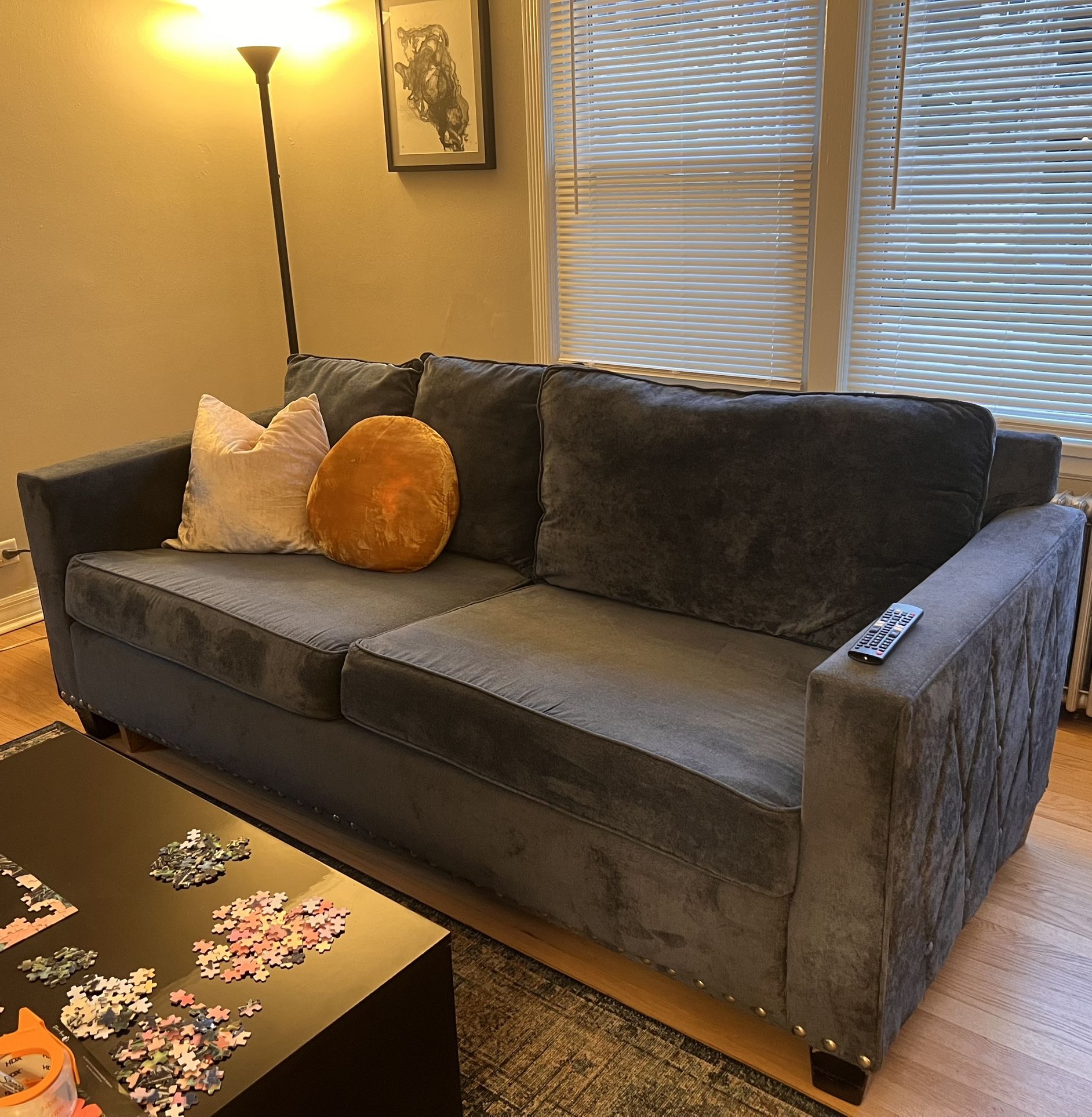 Navy Blue Sofa Bed 🛋️ 💙