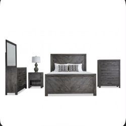5 Piece King Size Bedroom Set 