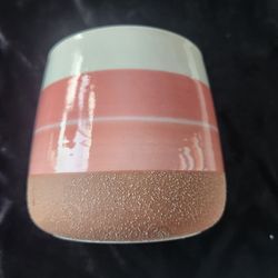 New Pink ceramic flower pot 3.5"