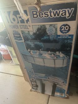 16’x48” above ground pool