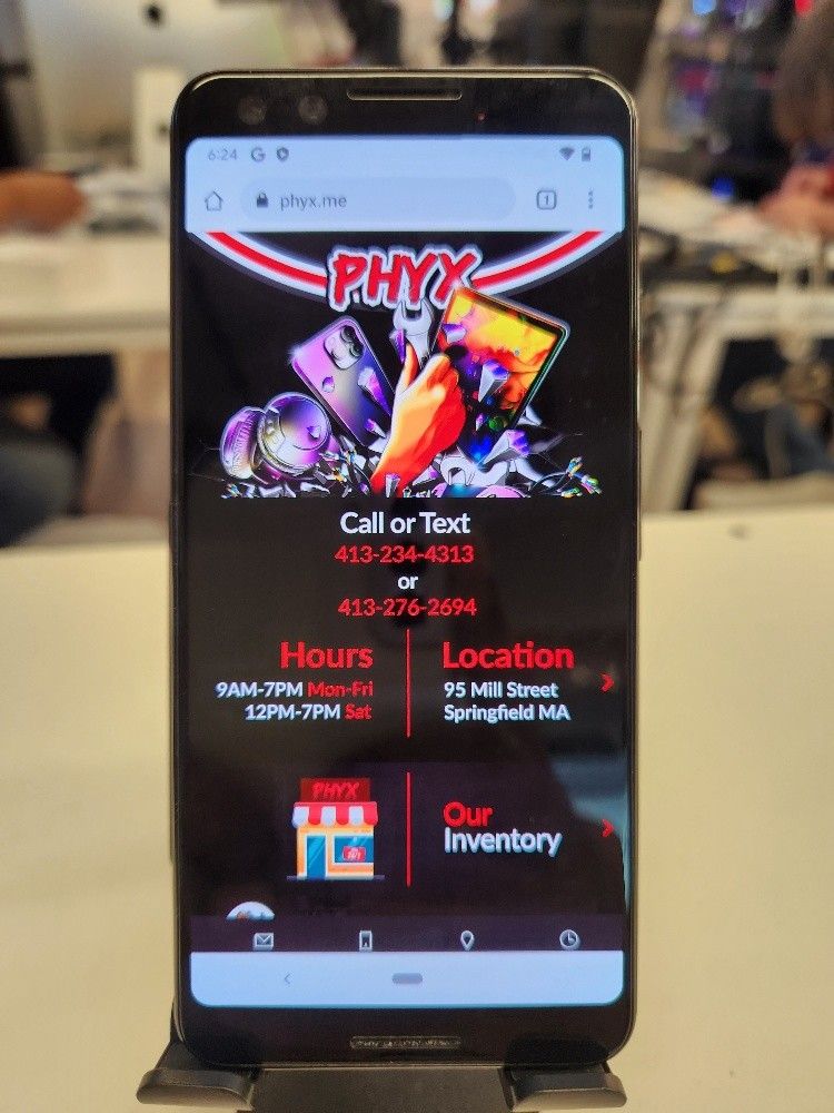 128GB GOOGLE PIXEL 3, WI-FI ONLY -8625 $50