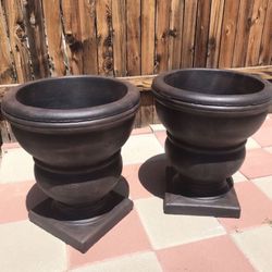 New Flower Pots Made Out Of Cement Perfect Gift 
