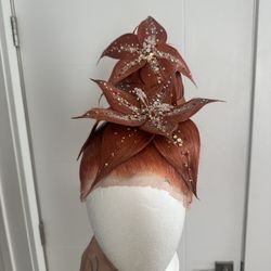 Brand New Full Lace Sculptural Floral Encrusted Wig