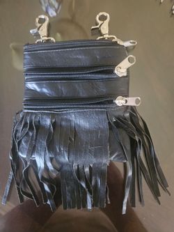 Motorcycle/West Fringe belt bag