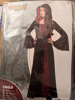 SPIRIT Bat Vampiress Size Medium (8y-10y)