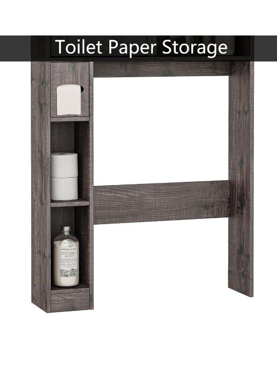 Best Deal for Furniouse Over The Toilet Storage Cabinet, 6-Tier Bathroom