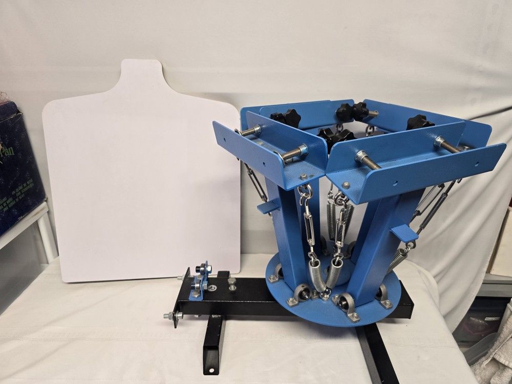 4 Color Screen Printing Machine With Paint & T Shirts