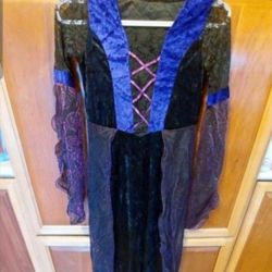 Halloween Costumes Kid Girls Witch Princess Children Used Once Size  Child 7-8 SB1