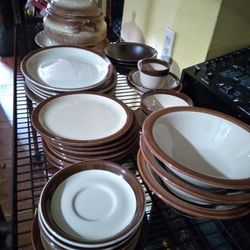 Plates,  Turkey Dish, Gravy Bowl Etc...