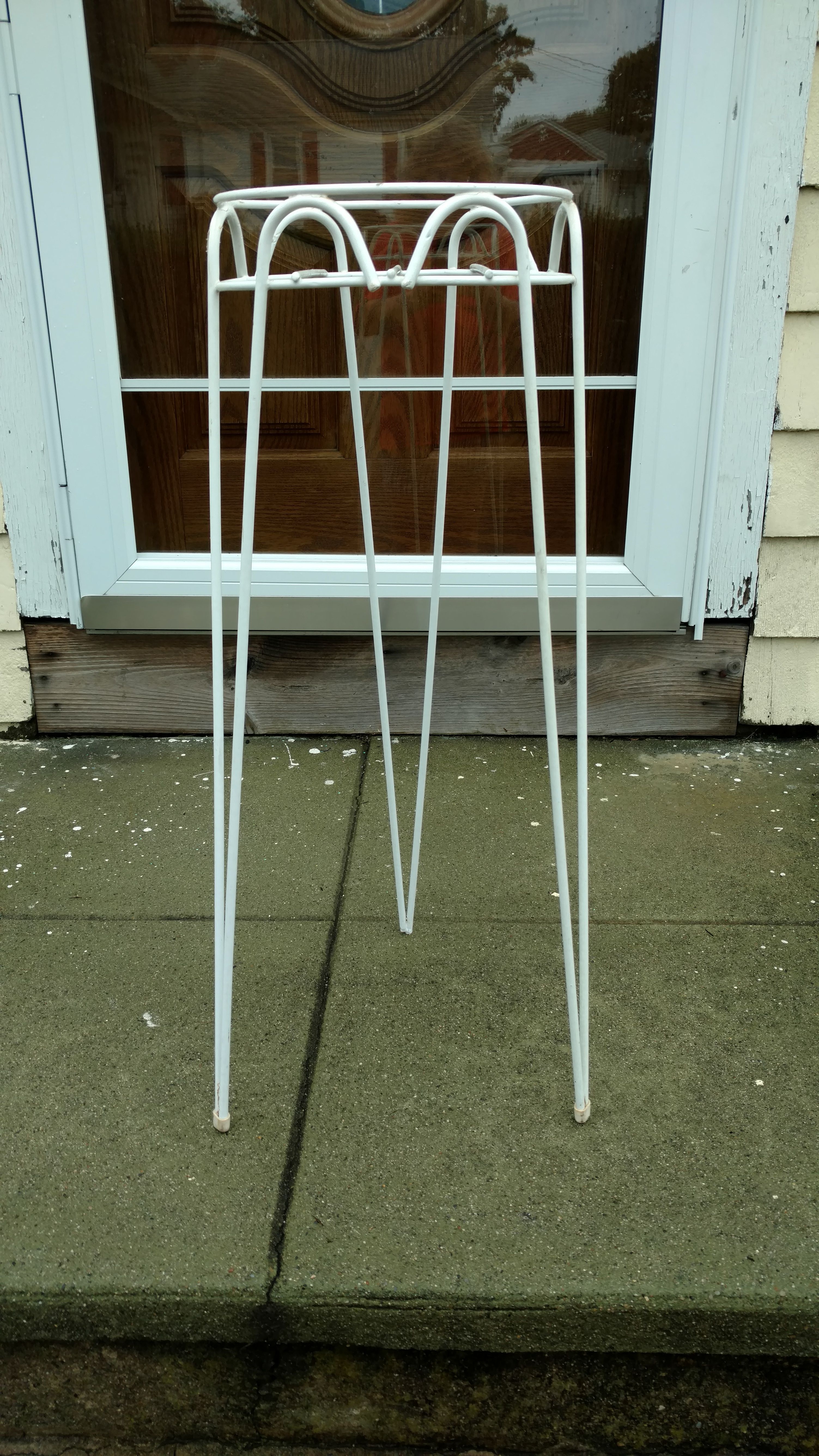 Vintage metal plant stand