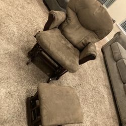 Glider Chair & Rocking Ottoman (OBO)