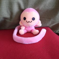 Pink Cute Monkey Plushie