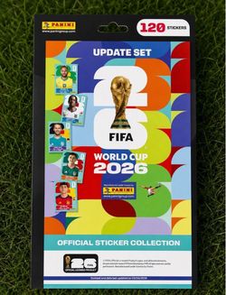 Panini FIFA World Cup 2026 Update Set – 120 Official Stickers (Latino America)