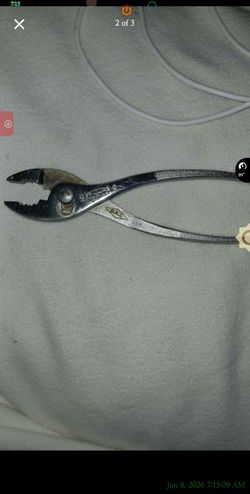 VINTAGE DIAMOND TOOLS K18 SLIP JOINT PLIERS  USA