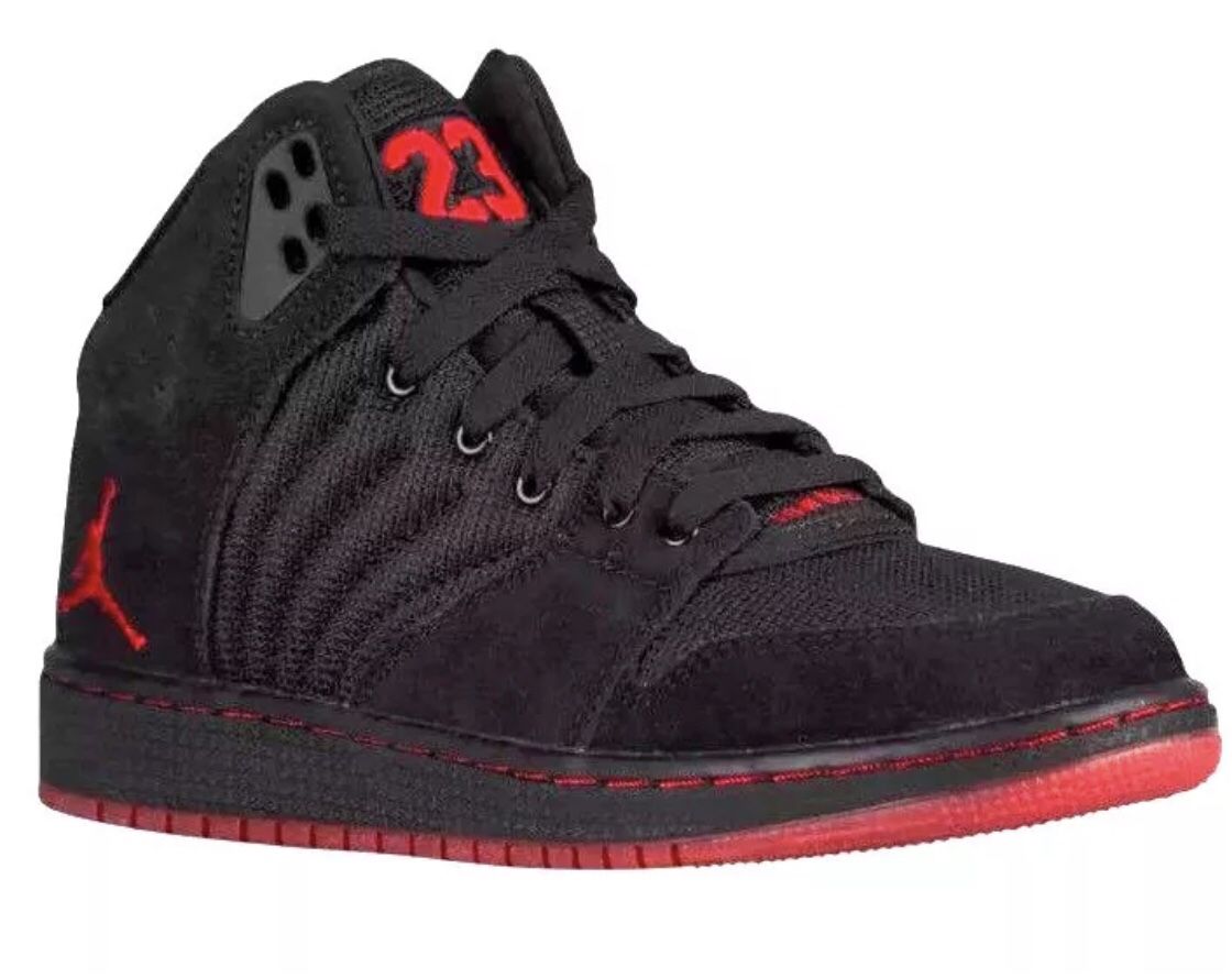 Jordan 1 flight hotsell 4 black and red