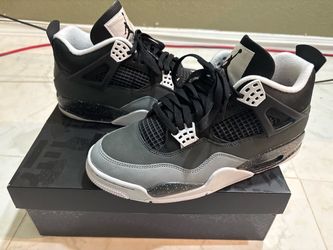 Nike Jordan 4 Fear 10.5 OG Black White Authentic