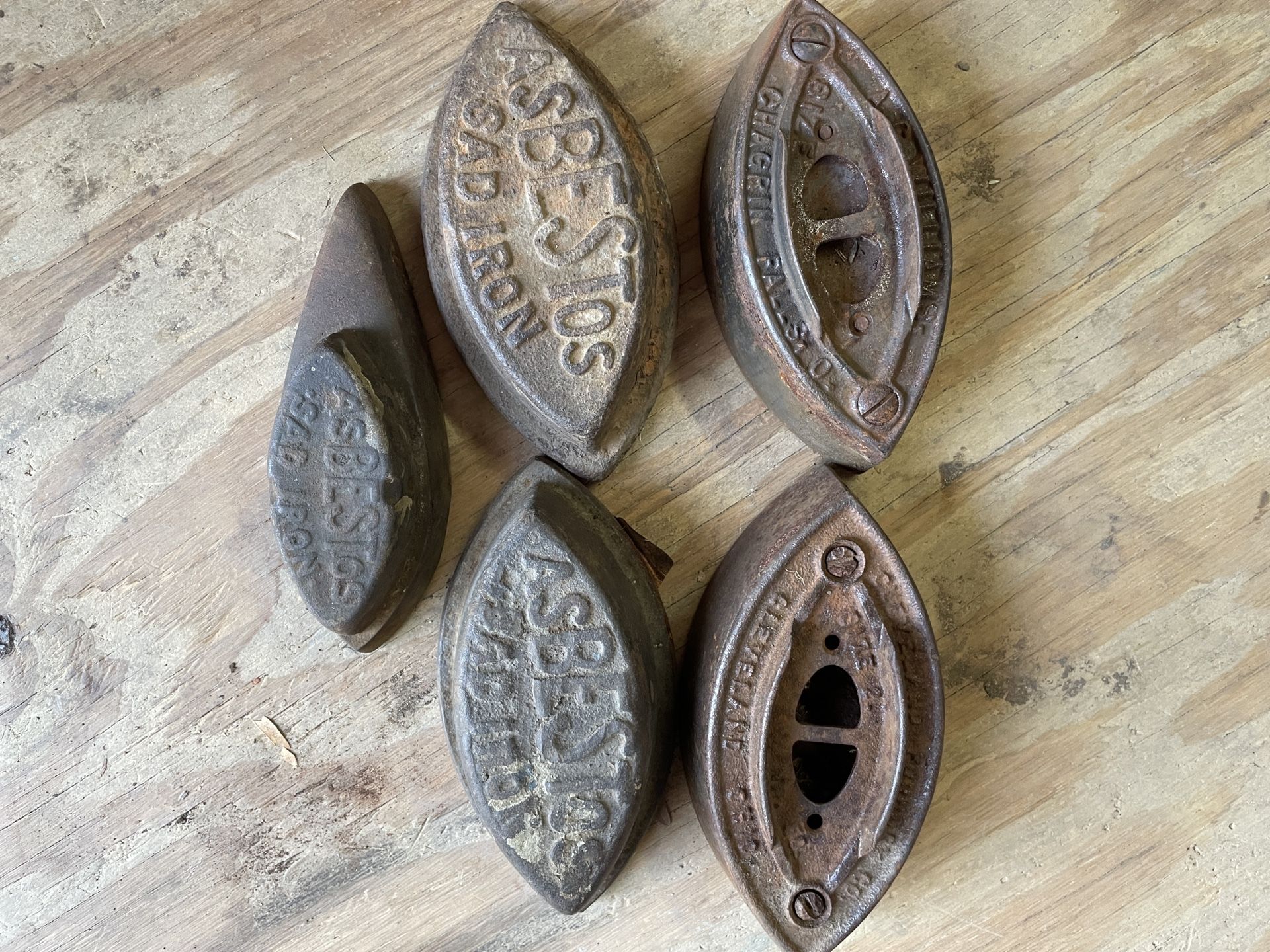“Asbestos” Antique Weights