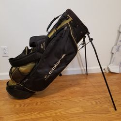 Cobra Golf Club Bag 4 Way Standing w Backpack Straps 