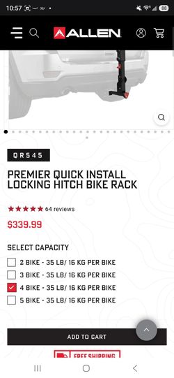 Allen 4 bike carrier