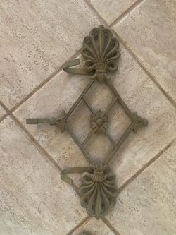 Ornate Metal Wall Sconce Holder