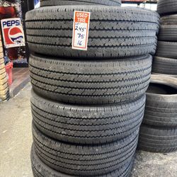 Lt245/75/16 Four Tires Used In Good Condition 🇵🇷🇻🇪🦈🛞