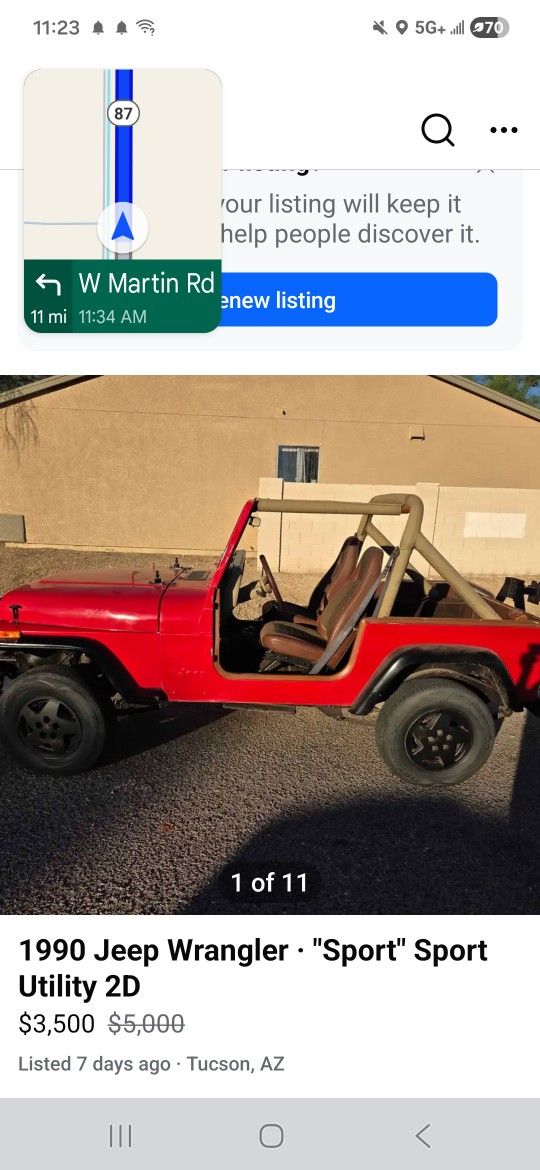 1990 Jeep Wrangler Parts