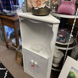 Vintage Small Corner Cabinet