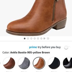 Joessy Ankle Boots Sz 8