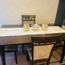 Dining Table With 4 Chairs